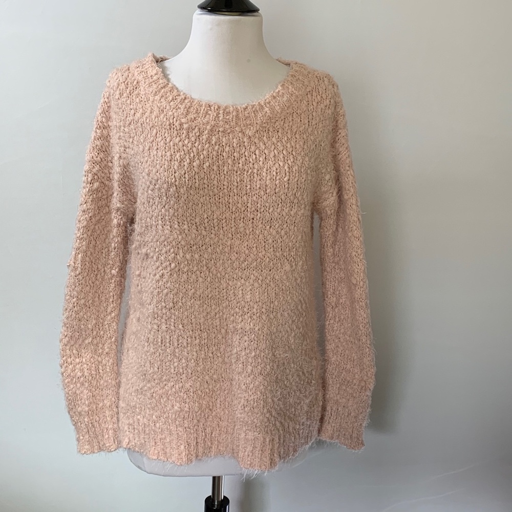 RHAPSODY Popcorn Pink Sweater Size M